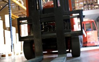 forklift used to lift materials