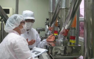 working in a food processing plant