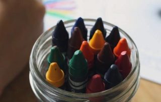 crayons at daycare