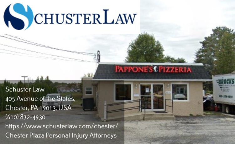 chester plaza, pa personal injury attorneys pappone's pizzeria